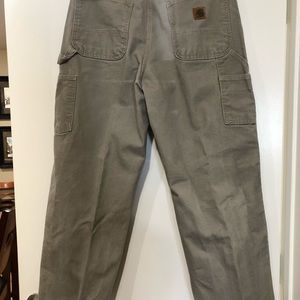 CARHARTT 34x32 Loose Fit (Dungaree) Washed Duck Utility Work Pants